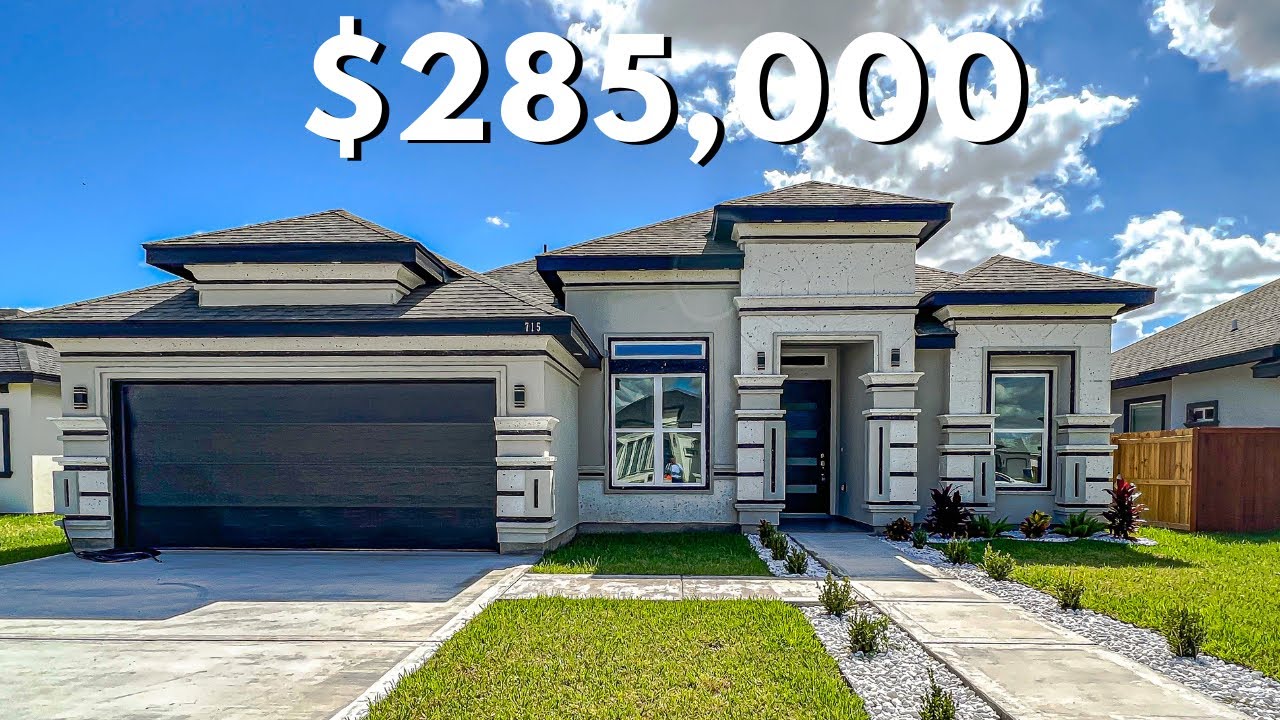 AFFORDABLE LUXURY MODERN HOUSE TOUR UNDER $300,000 IN TEXAS | 4 BED | 2 BATH | 1725 SQFT