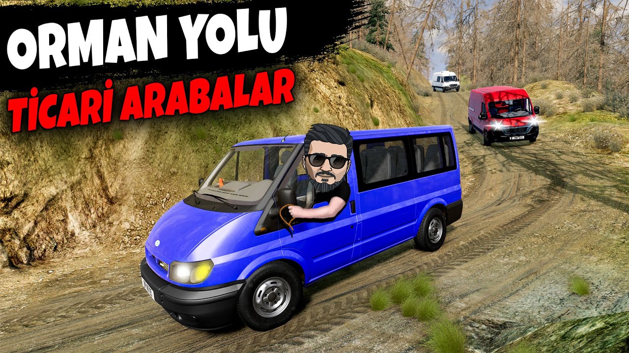 TİCARİ ARABALAR İLE ORMAN YOLUNDA GEZİNTİ‼️ BeamNG.drive