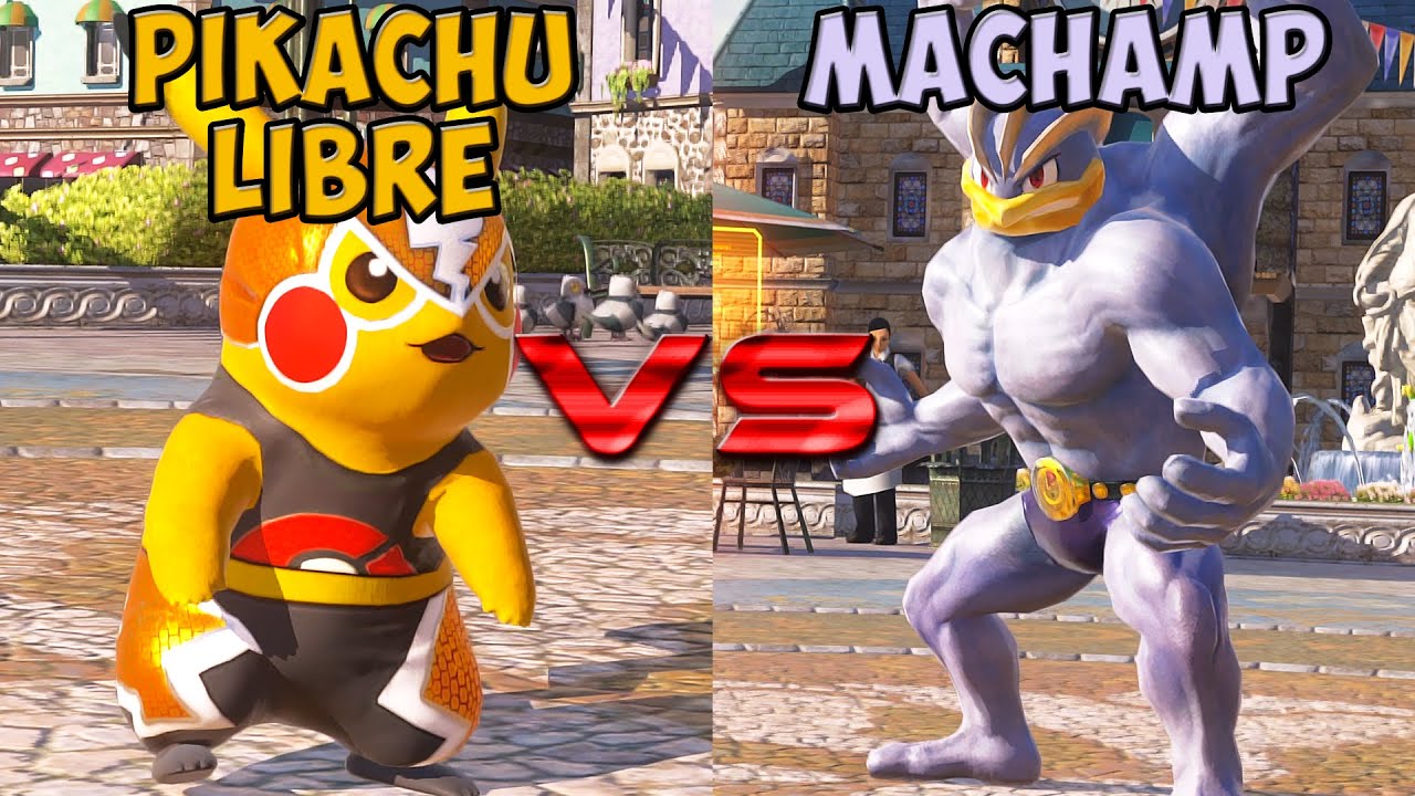 Pokken tournament DX - Pikachu Libre vs Machamp