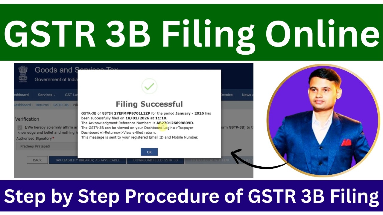 How to File GSTR 3B Online | Learn to File GST Returns | GSTR 3B Filing Process Online