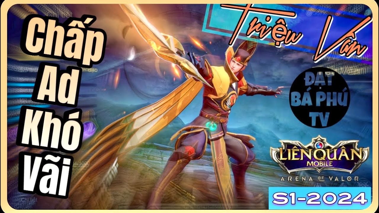 AOV game guide | TRIỆU VÂN mùa S1-2024 | đi Top solo SINESTREA ?!!