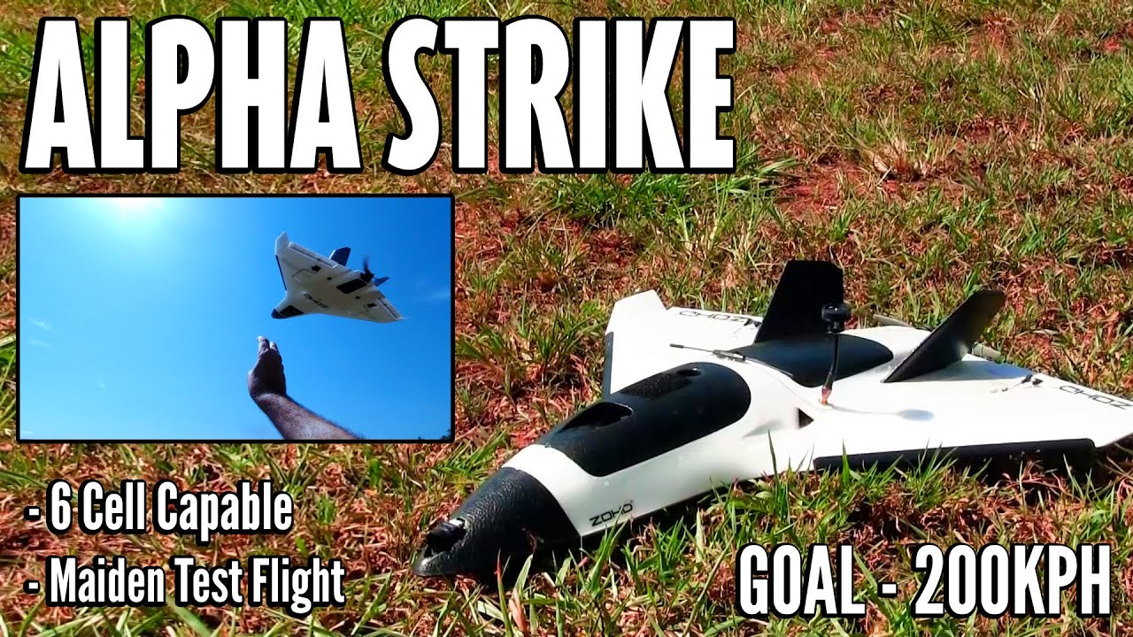 ZOHD Alpha Strike Maiden Flight and Overview