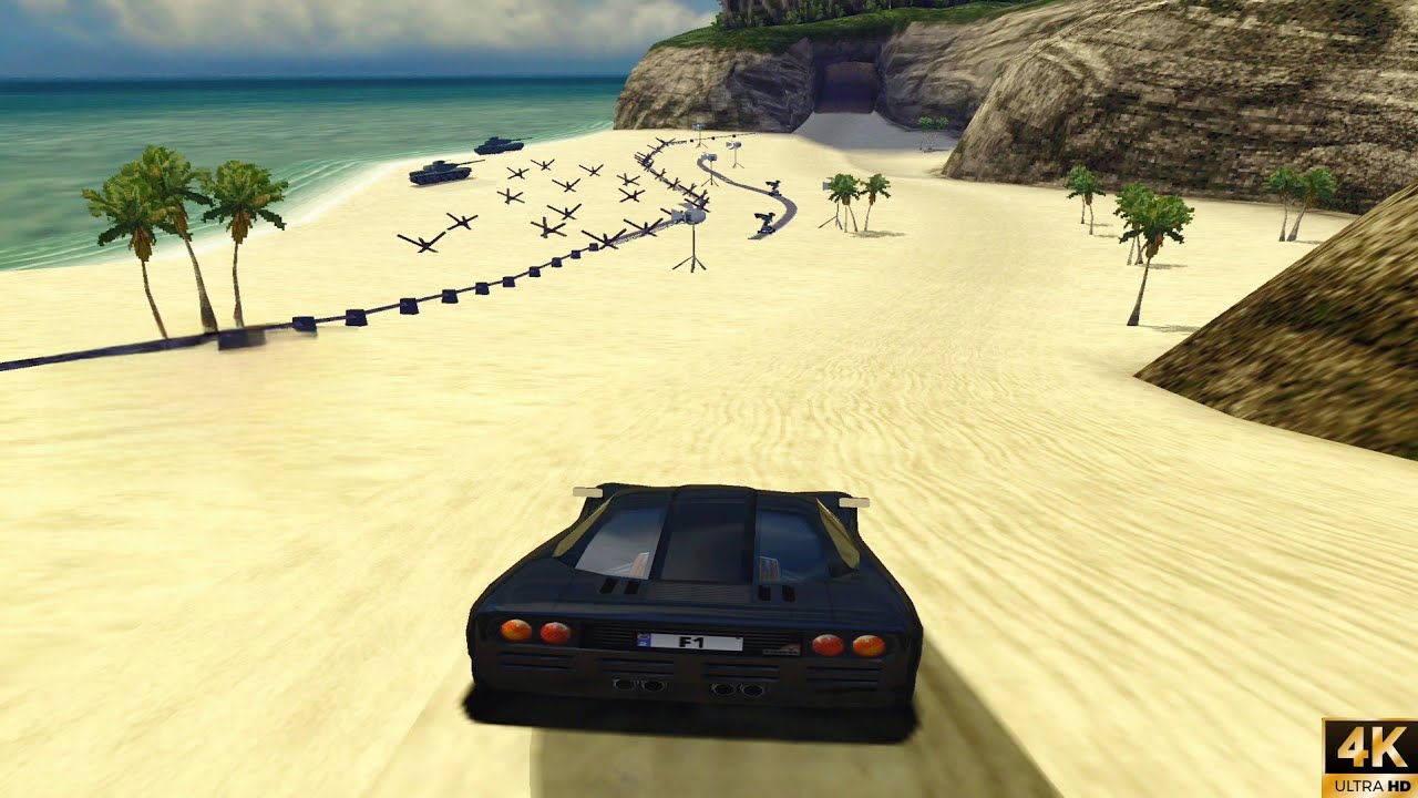 Enchanting Environs | Island Outskirts II | NFS: Hot Pursuit 2 (2002) | PS2 | 4K I Windows 11