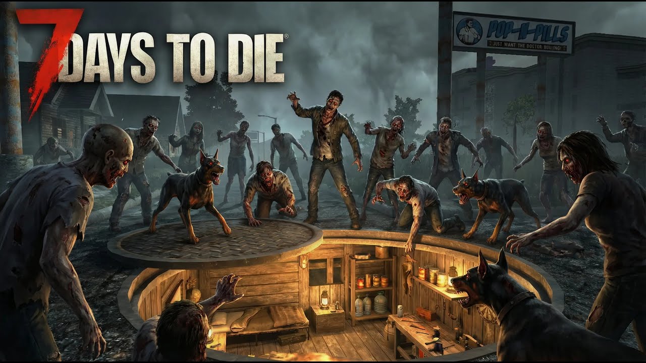 7 Days To Die Alpha 16 | ZOMBIE WSZĘDZIE – OBLĘŻENIE BAZY | Odc. 8