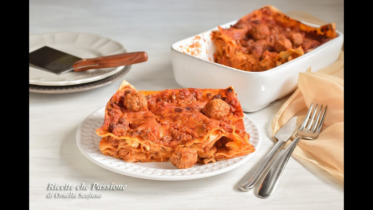 Lasagne alla calabrese - Sagne chine - Ricette che Passione