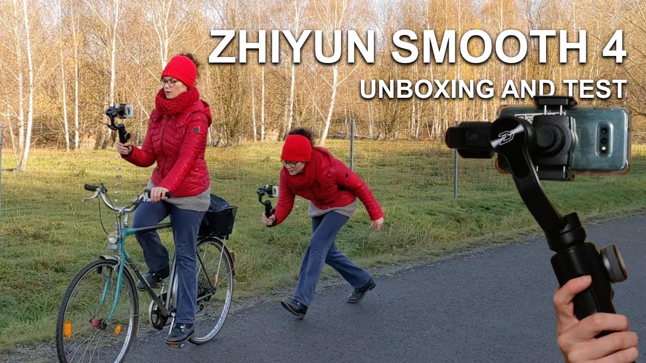Zhiyun Smooth 4 Biking/Running Test and Unboxing | Smartphone Gimbal