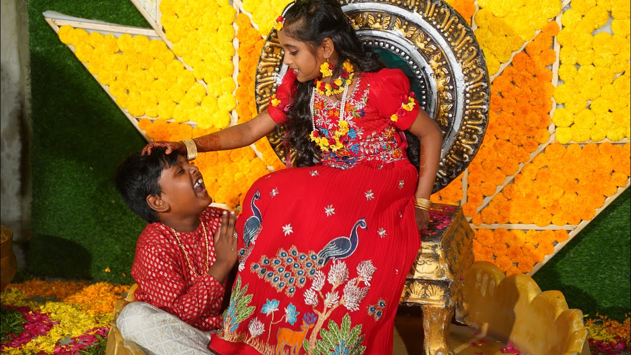 (Haldi) Saanvika & Anirudh (Half Saree & Dhoti function)
