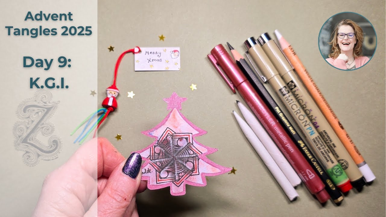 Zentangle Advent Tangles - No magazine, no scrolling. Just one tangle. That’s all it needs to be.