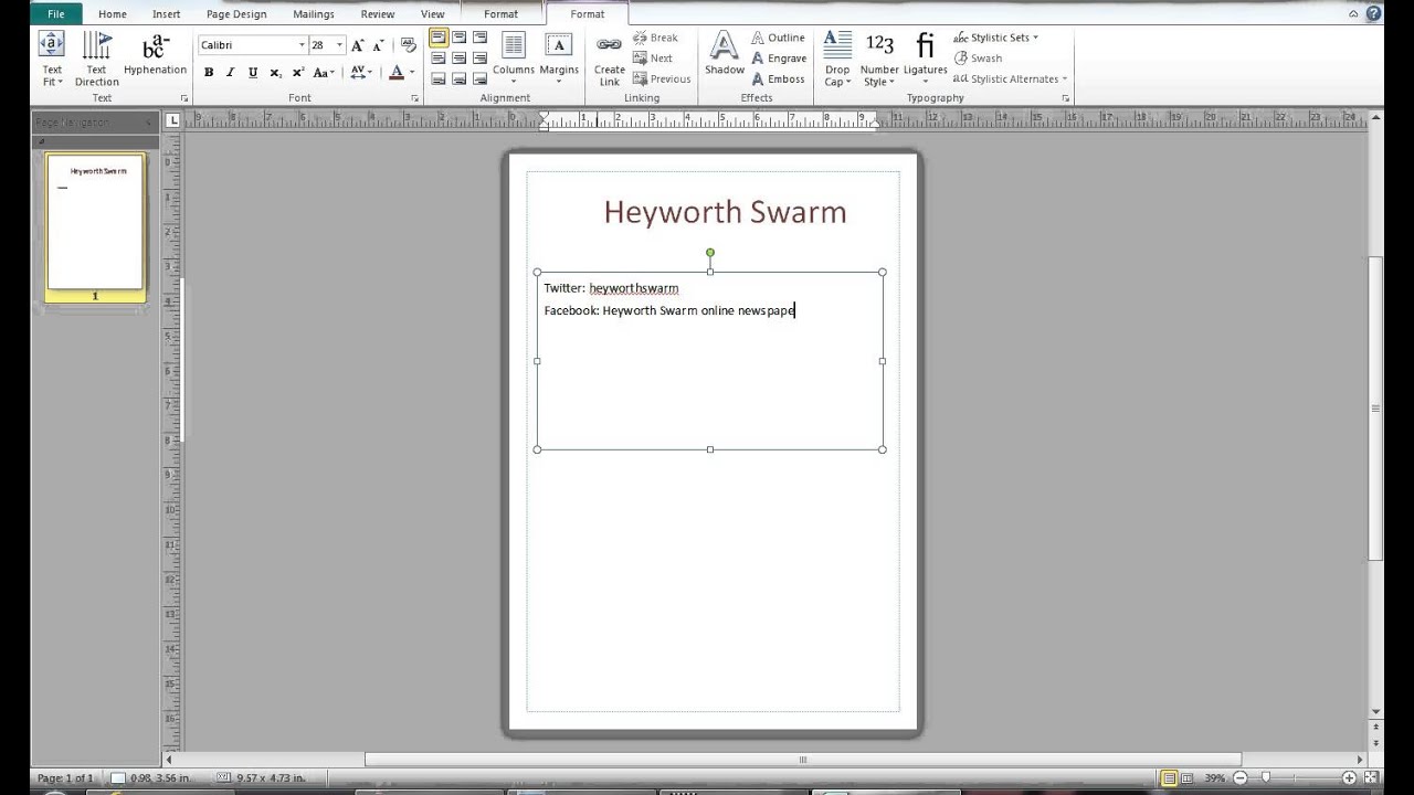 How To Create A Flyer In Microsoft Publisher