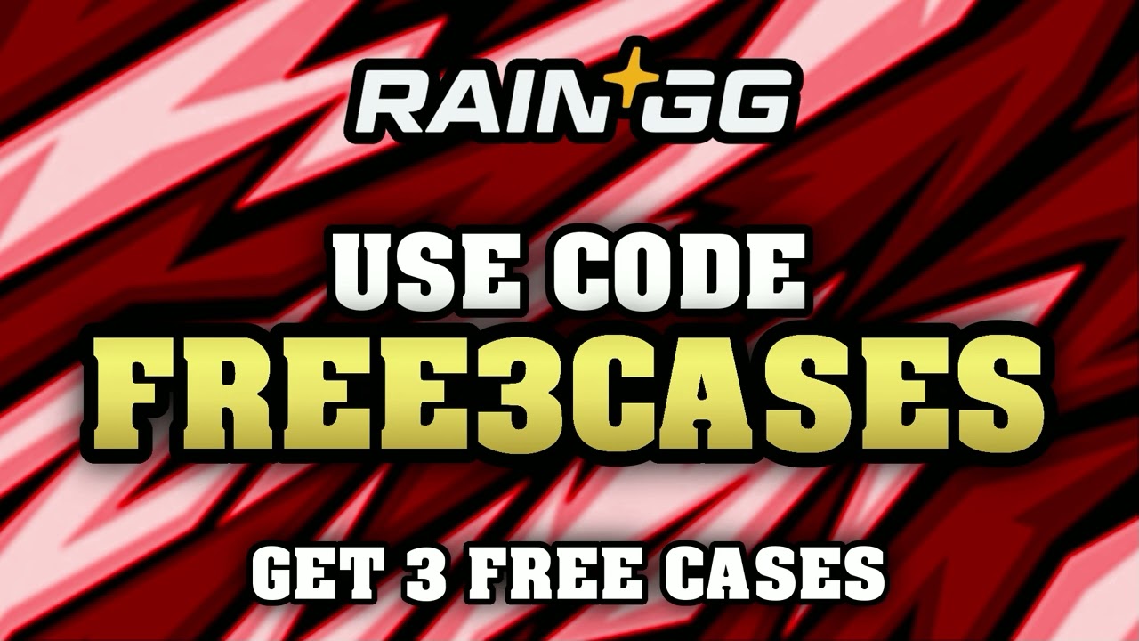 Rain.gg Free Cases 2025 🎁 Use Code FREE3CASES for 3 Free Cases + 5% Bonus! (Rain GG Promo Code)