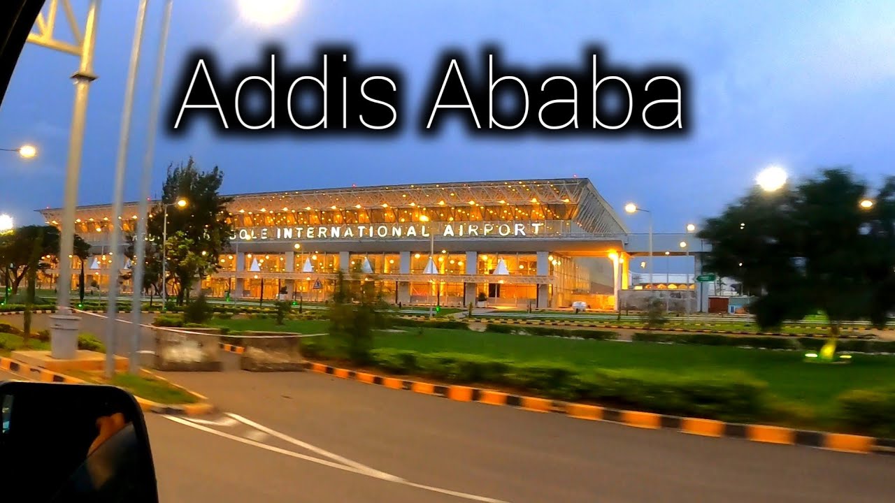 Addis Ababa Ethiopia, drive through.