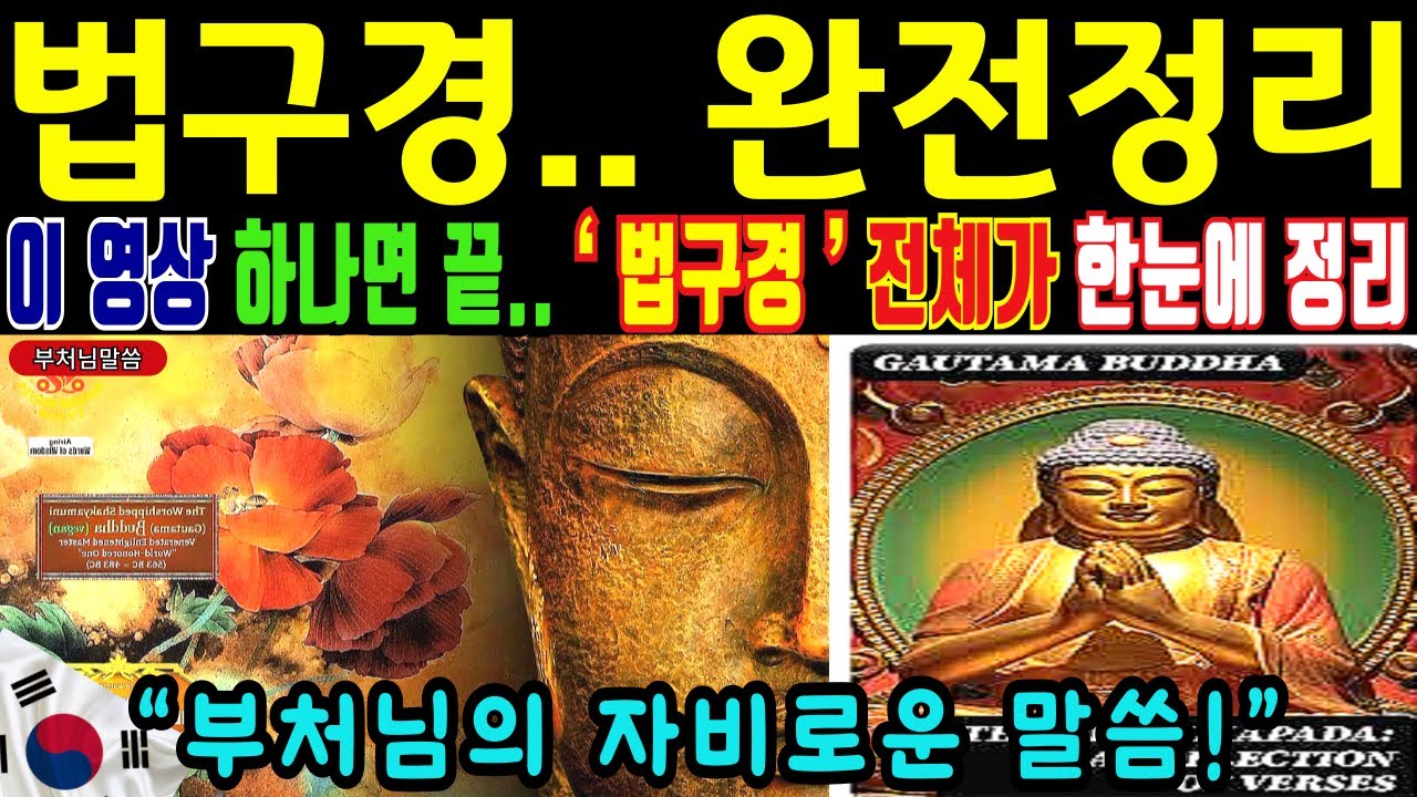 법구경.. 완전정리 이 영상 하나면 끝, 법구경 전체가 한눈에 정리됩니다ㅣ부처님말씀ㅣ자면서듣는 부처님말씀 | 오디오북