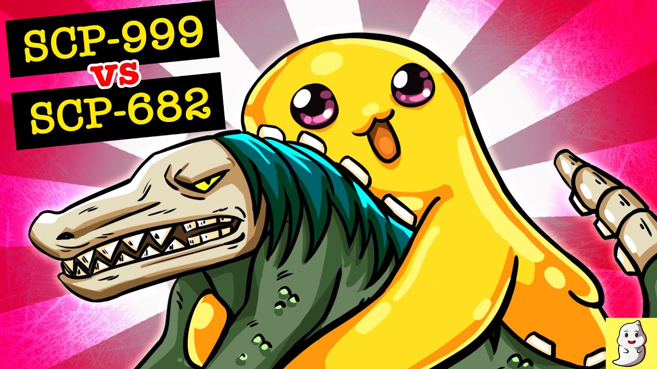 癢癢怪 SCP-999 vs. SCP-682 不滅孽蜥【SCP動畫】