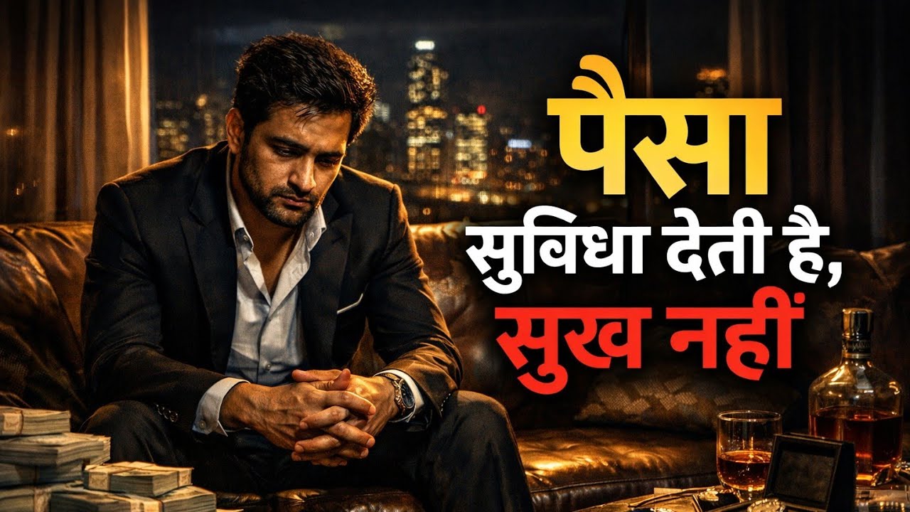 पैसा सुविधा देती है, सुख नहीं | एक कड़वी सच्चाई | Motivational Video Story|