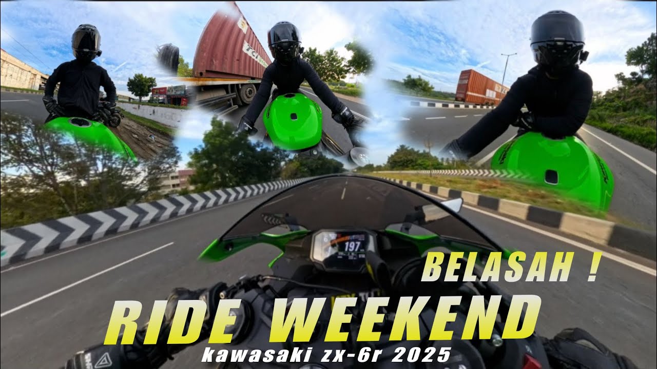 ☕ Weekend Ride to CCD on the ZX-6R 🏍️