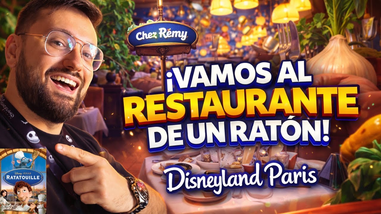 Probé el RESTAURANTE de Ratatouille en Disneyland París… 😱🐭