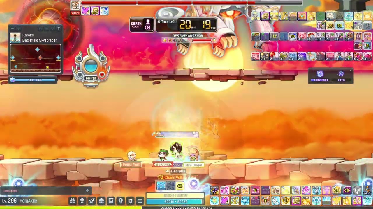 [Maplestory SEA] Bishop Chaos Kalos Destiny Liberation Solo Clear!!!