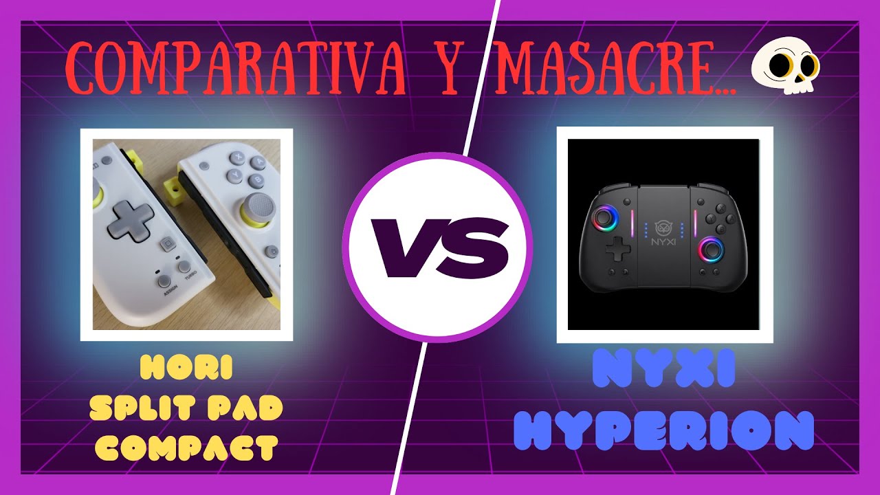 Lo Mejor de Nyxi contra lo más Nuevo de Hori. Unboxing y Comparativa de Controles de Gen2.