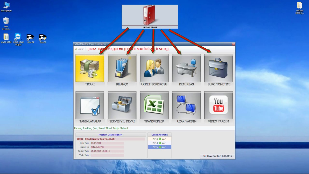 ORKA SQL PROGRAMINDA OTOMATİK CARİ KART SORGULAMA ÖZELLİĞİ