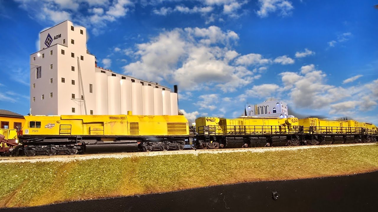 Special Project FINISHED! HO Rail Grinder Train