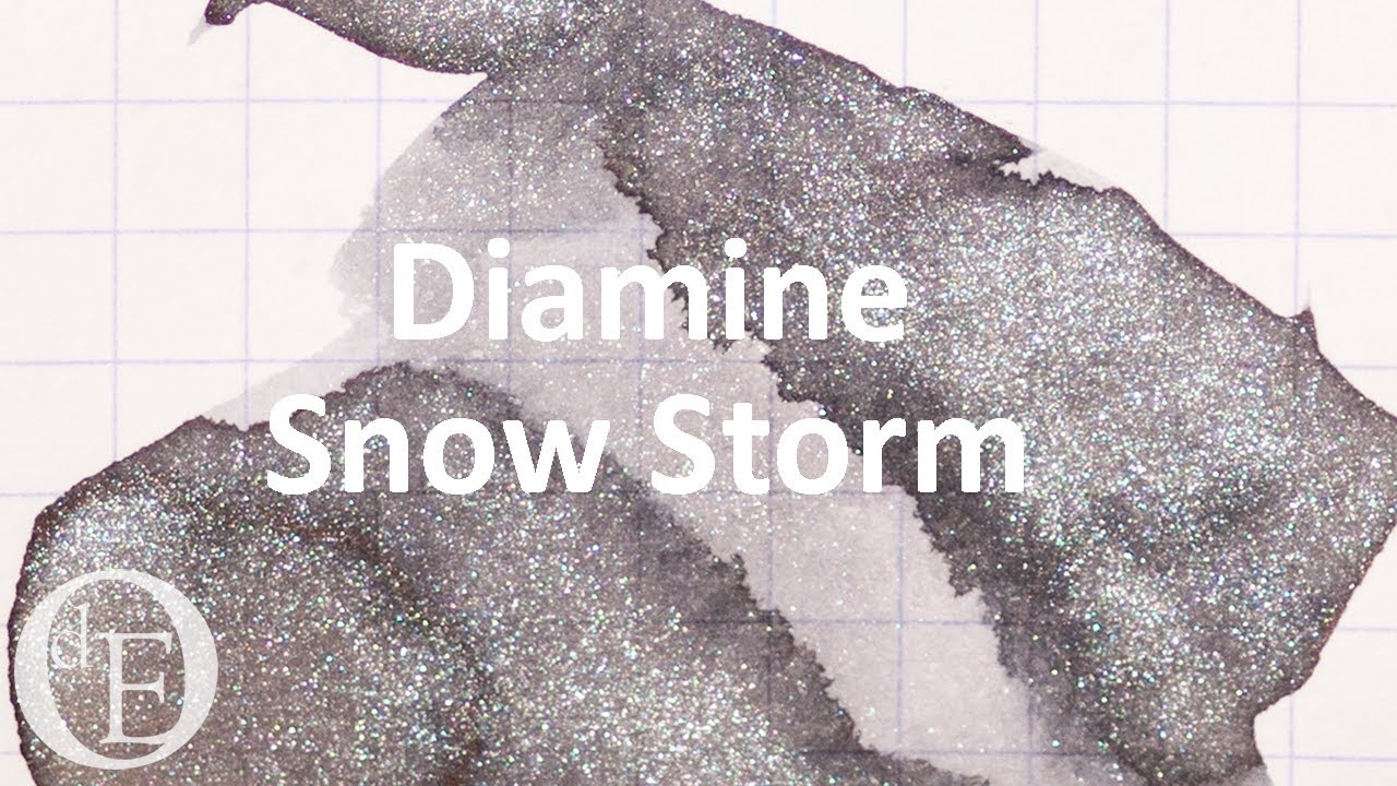 Diamine Inkvent Calendar 2019 - Day 3 - Snow Storm