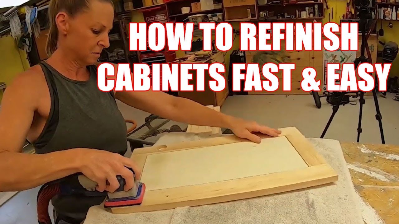 Saving Time & Money while Refinishing Cabinets