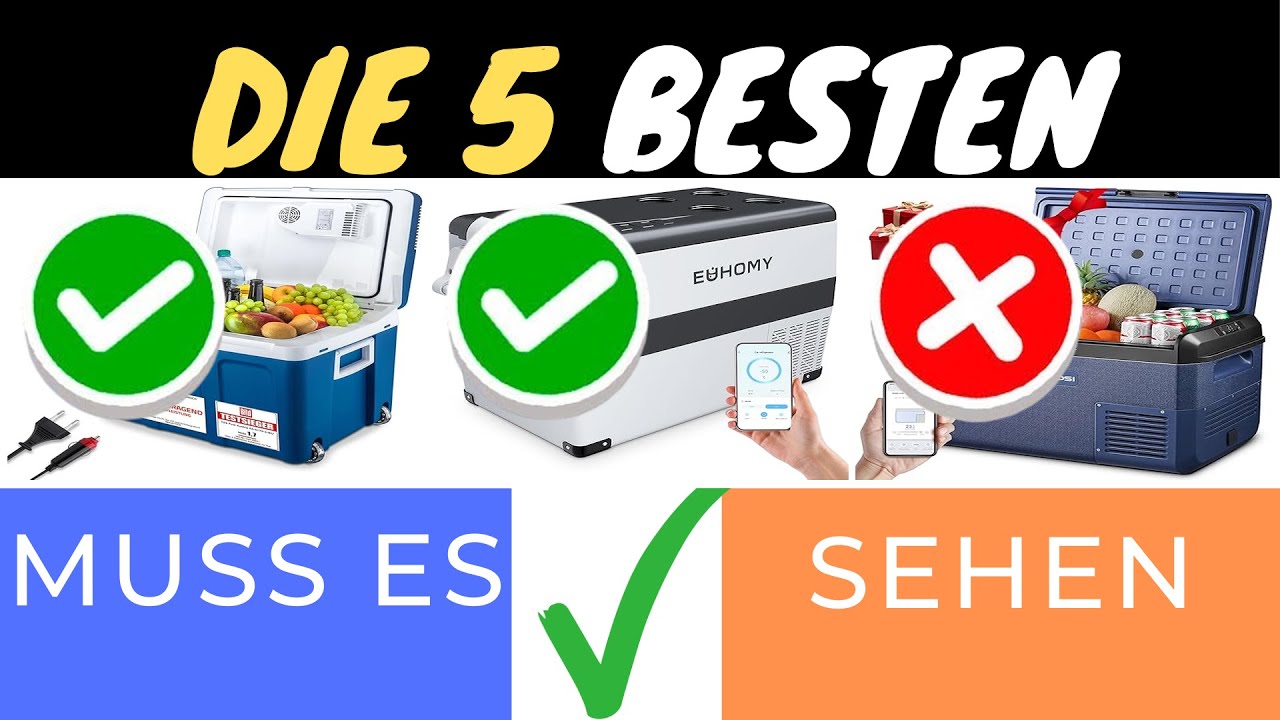 DIE BESTEN KOMPRESSOR KÜHLBOXEN 2025! ❄️🚐 TEST & VERGLEICH DER TOP 3!