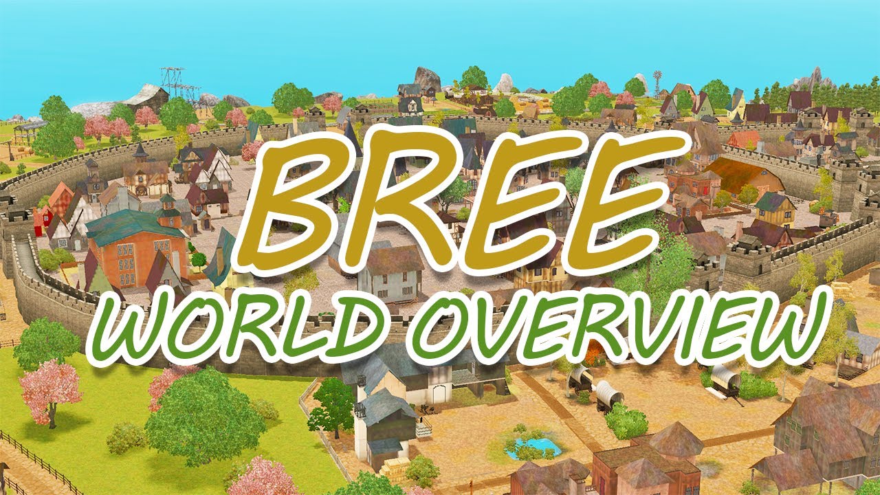 SMALL MEDIEVAL VILLAGE! Bree The Sims 3 World Overview