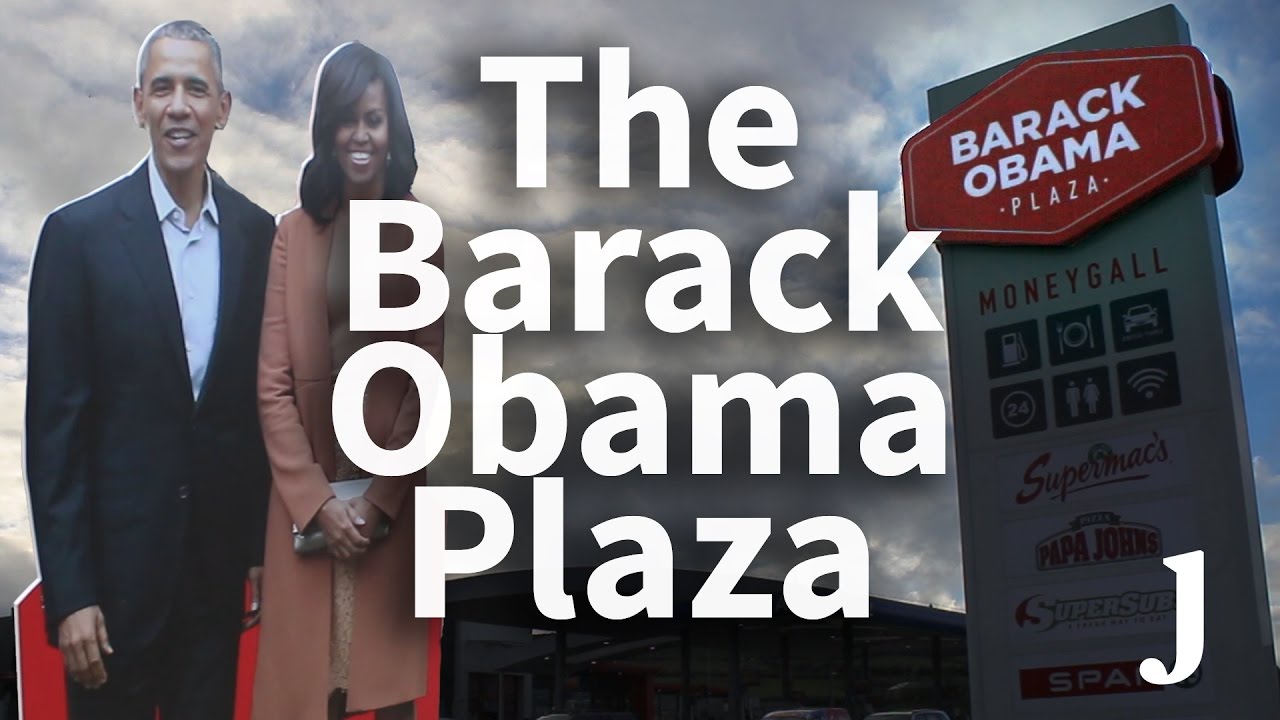Barack Obama Plaza: Business is booming - but US tourists don't quite know what to make of it