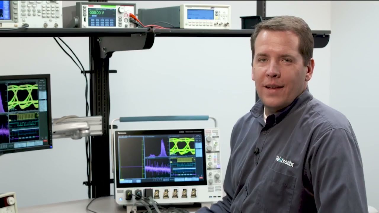Tektronix MSO 5 series. Обзор осциллографа на русском языке.