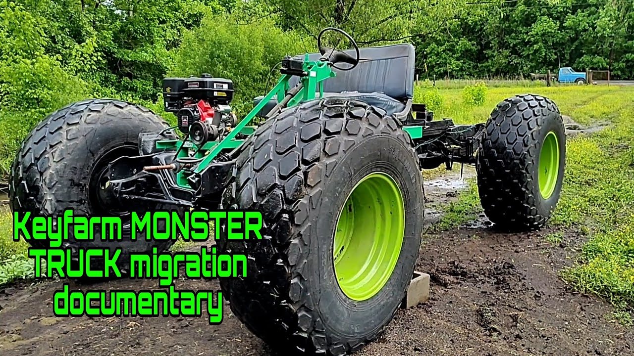 Keyfarm MONSTER TRUCK migration  documentary. Predator 459cc Monster truck at KEYFARM .