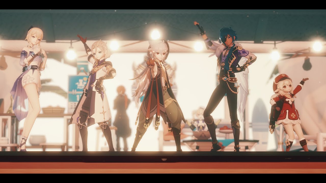 【Fixed Camera】【Genshin Impact x MMD】Tondemo Wonders - Albedo & Klee & Jean & Kaeya & Razor