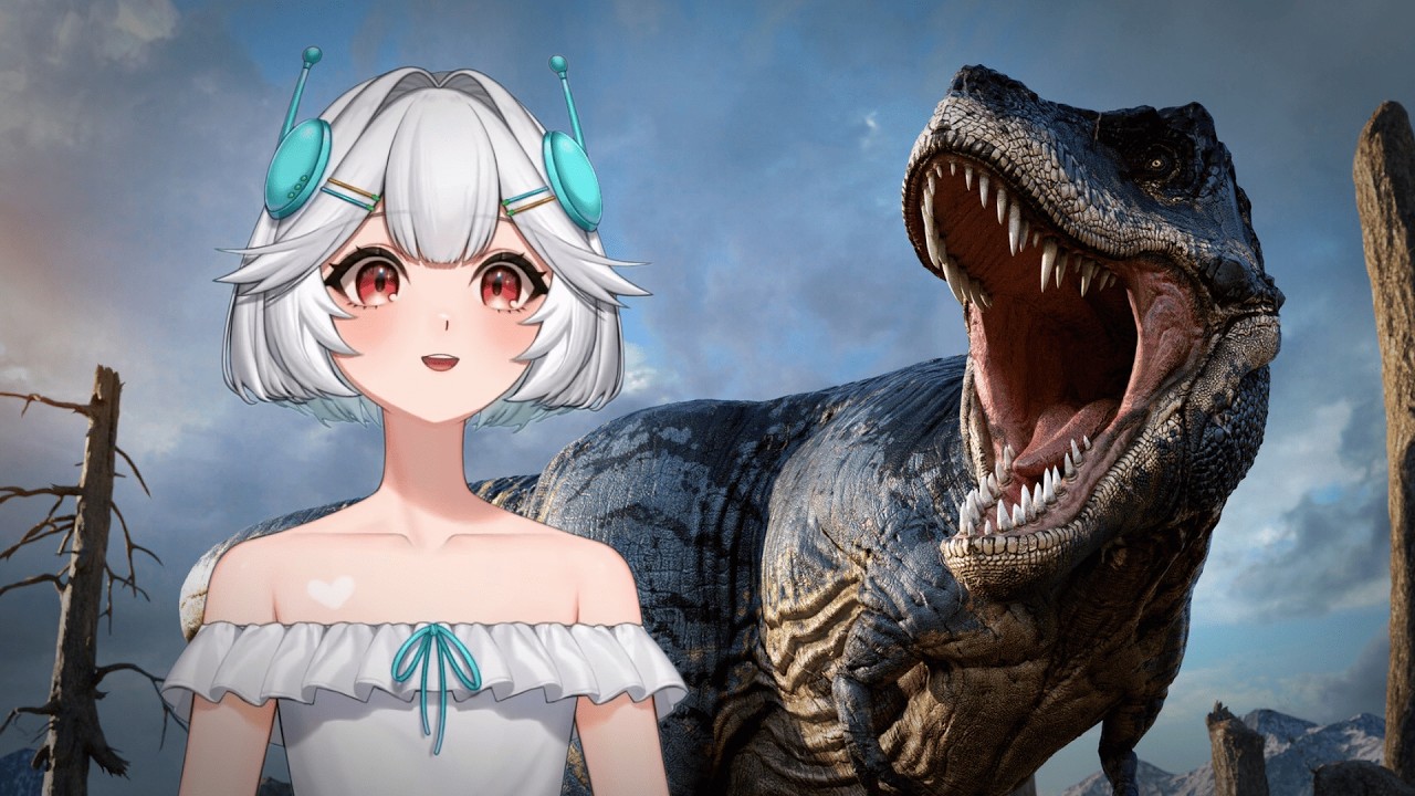 Ellie talks about dinosaurs (& laying eggs)