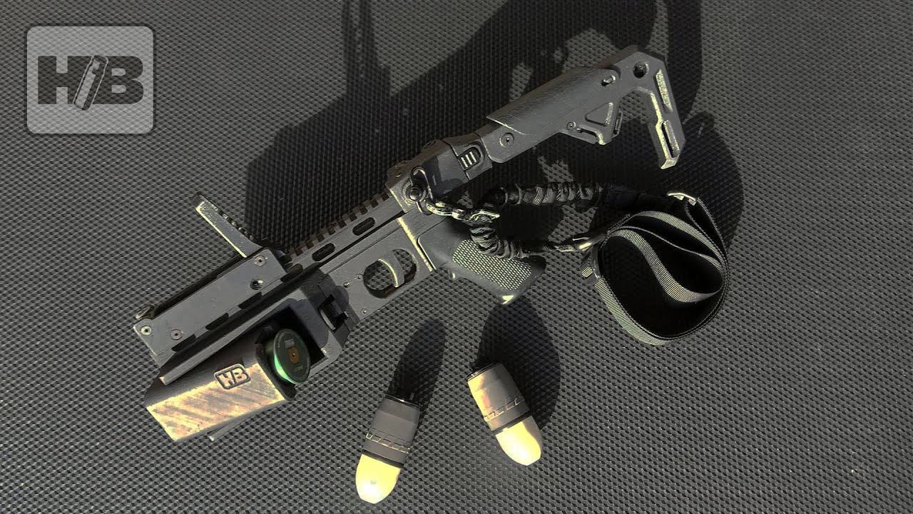 Airsoft grenade launcher on Kick shell by TAG Inn
