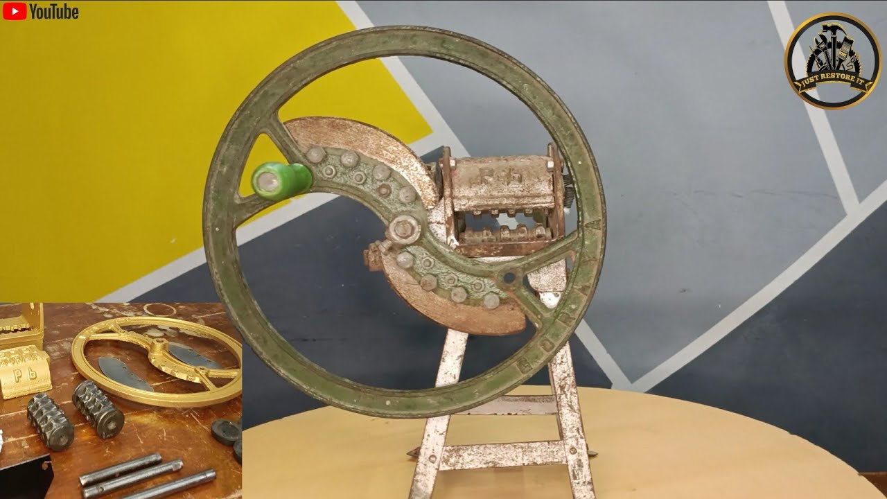 old rusty cutter restoration | saag cutter restoration | chaff cutter restore @justrestoreit