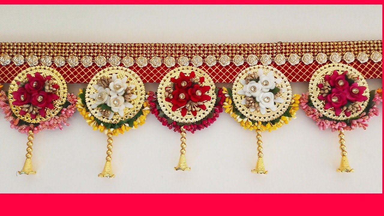 Designer Toran / Bandanwar | DIY Door Hanging Making at home / How To ??