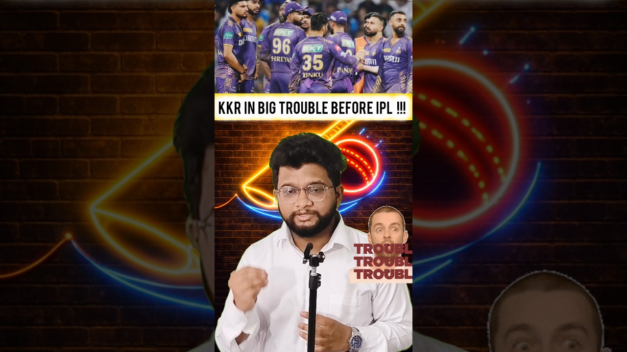 KKR in big trouble before IPL 26 #shortsfeed #kkr #harshitrana #ipl #ipl2026 #viral #trending