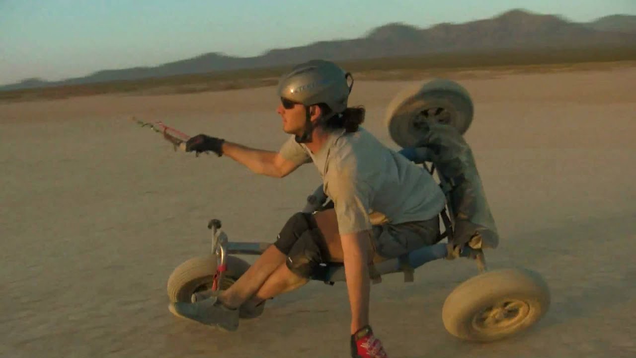 Freestyle Kite Buggy @ Ivanpah Dry Lake - Brian Holgate