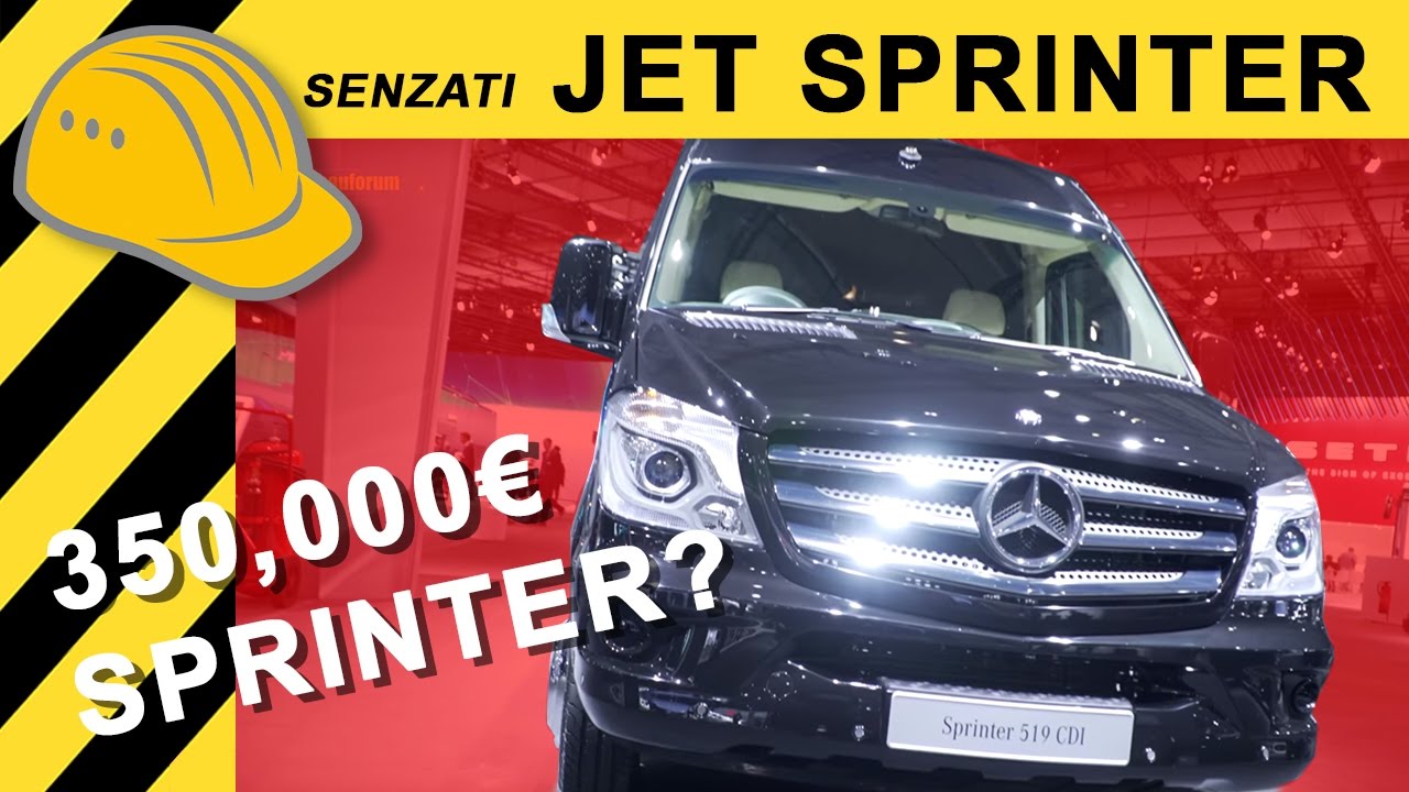 I WANT THIS $380,000 VAN! SENZATI JET SPRINTER VIP Mercedes Van Conversion   - 4K