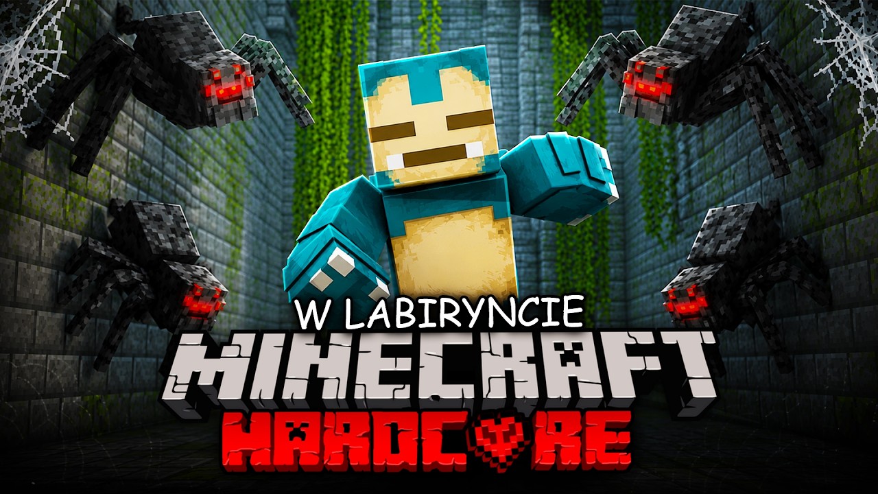 PRZEŻYŁEM 100 DNI JAKO WIĘZIEŃ LABIRYNTU w MINECRAFT HARDCORE