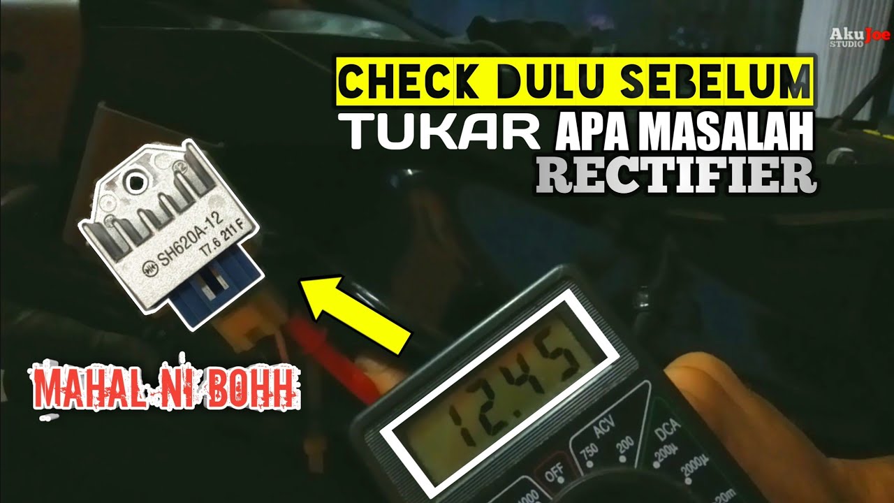 Check Rectifier 125ZR Adakah Ok ke Ko 
