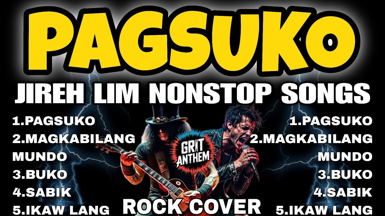 Pagsuko – Jireh Lim Nonstop Rock Cover | OPM Rock Medley 🔥