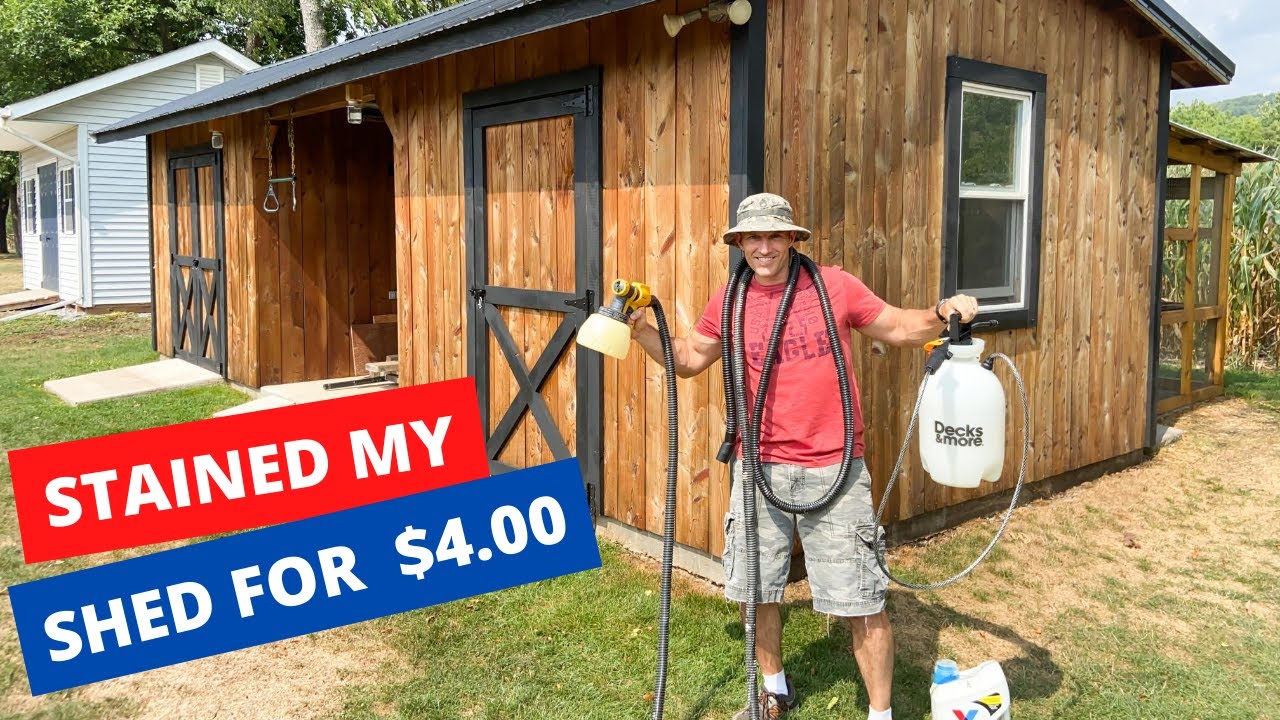 MAKE YOUR OWN WOOD STAIN CHEAP (USED MOTOR OIL)