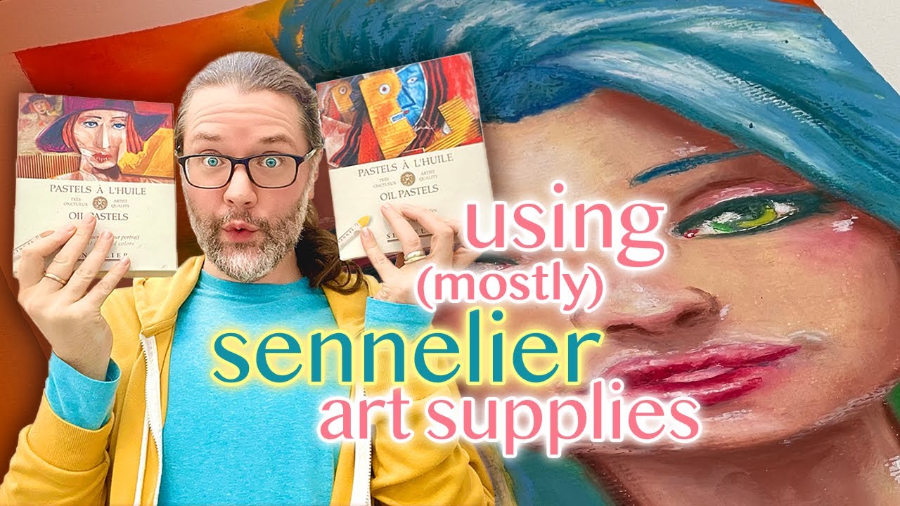 Sennelier Oil Pastels and Watercolors... and some other things...