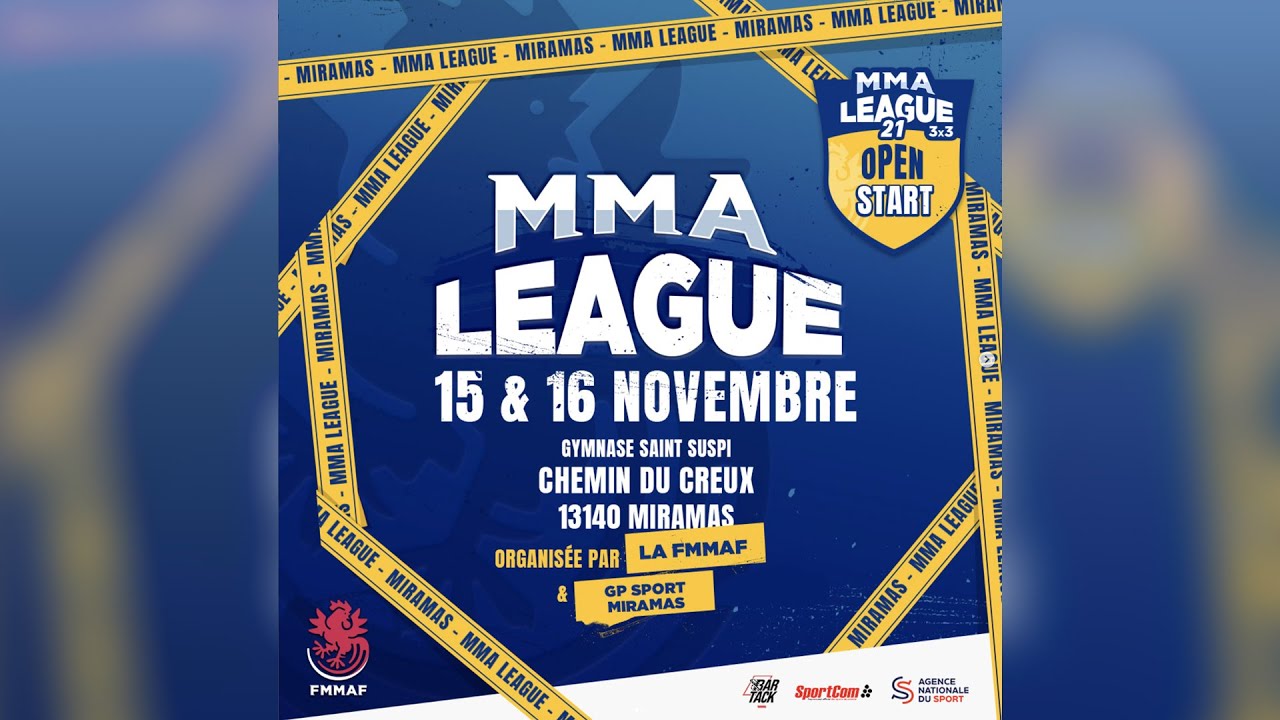 MMA League 21 FMMAF - Miramas - Cage 3 / Jour 1