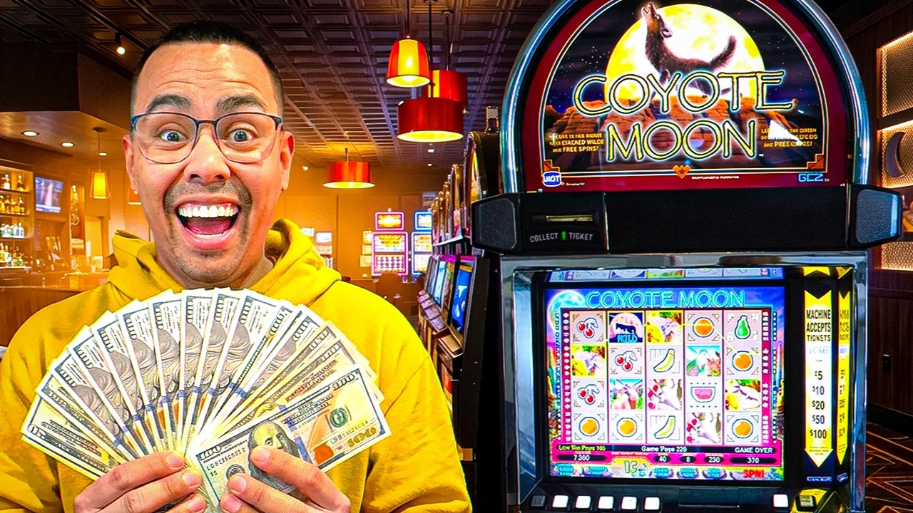 My First Time Playing This Old Slot Machine and It PAID!