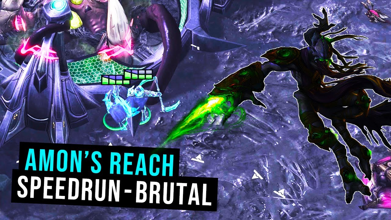 StarCraft 2 LotV Speedrun - Mission 4: Amon's Reach (Brutal)