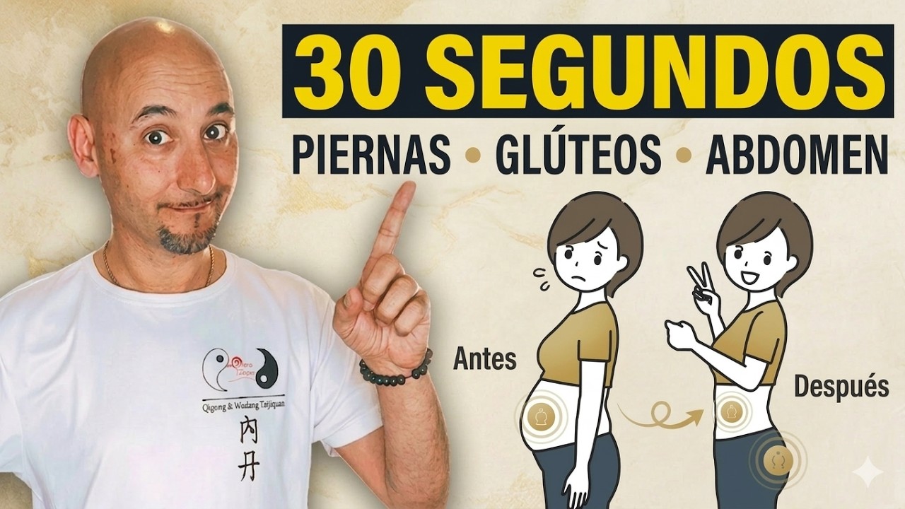 Haz Este EJERCICIO 30 SEGUNDOS al Día: ADIÓS BARRIGA y PIERNAS FLÁCIDAS