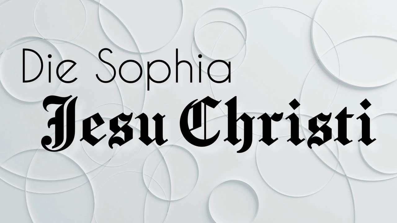 Die Sophia Jesu Christi - Nag Hammadi - Apokryphen