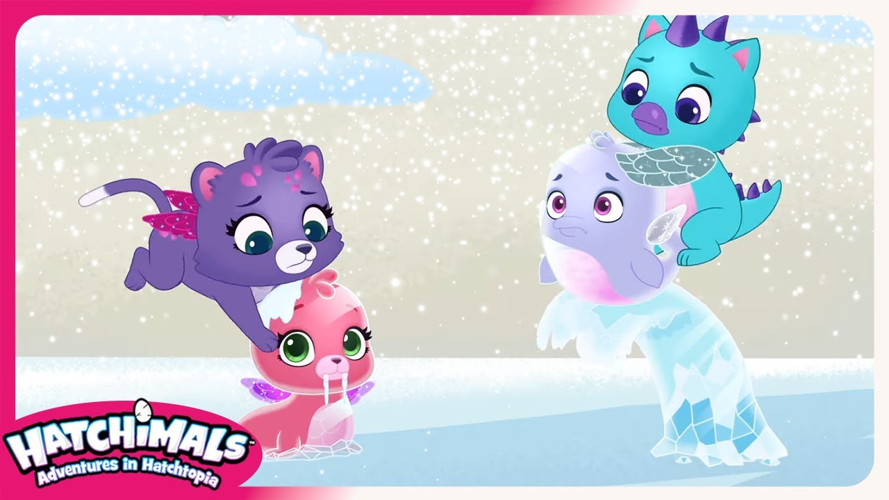 It's TOO Cold for the New Hatches | Hatchimals Advntures in Hatchtopia | Cartoons for Kids
